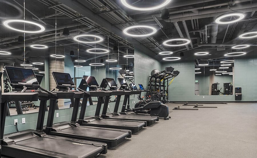 Clean lines, premium machines, and room to breathe.
A fitness space that makes wellness feel effortless.