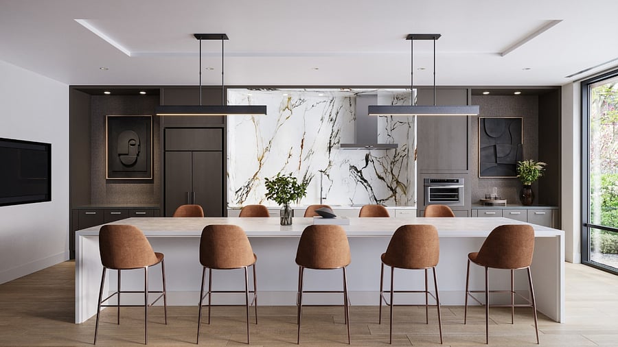Contemporary dcor meets inviting warmth.
Dine, unwind, and savour moments in this shared gathering space.