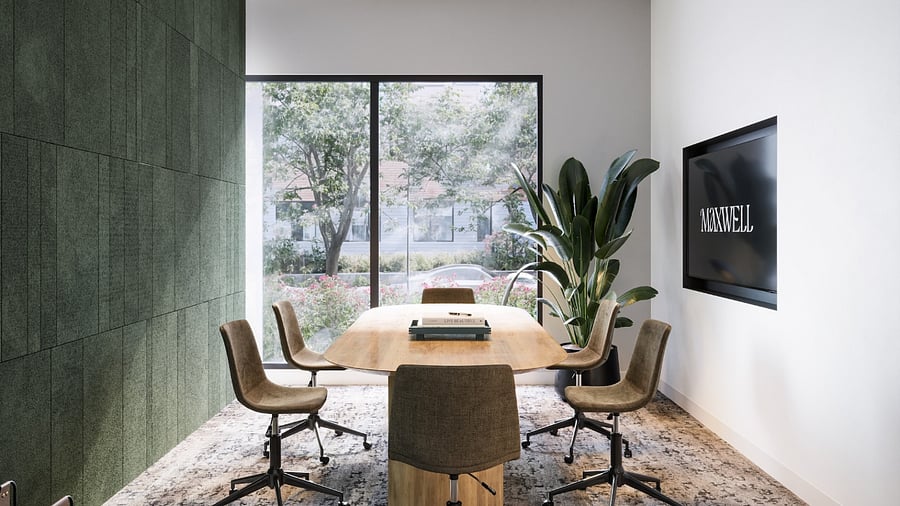 A polished conference room designed for focus and productivity.
Conduct meetings in a space that blends professionalism with comfort.