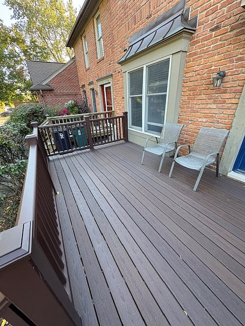 back deck - newly replaced in 2025!