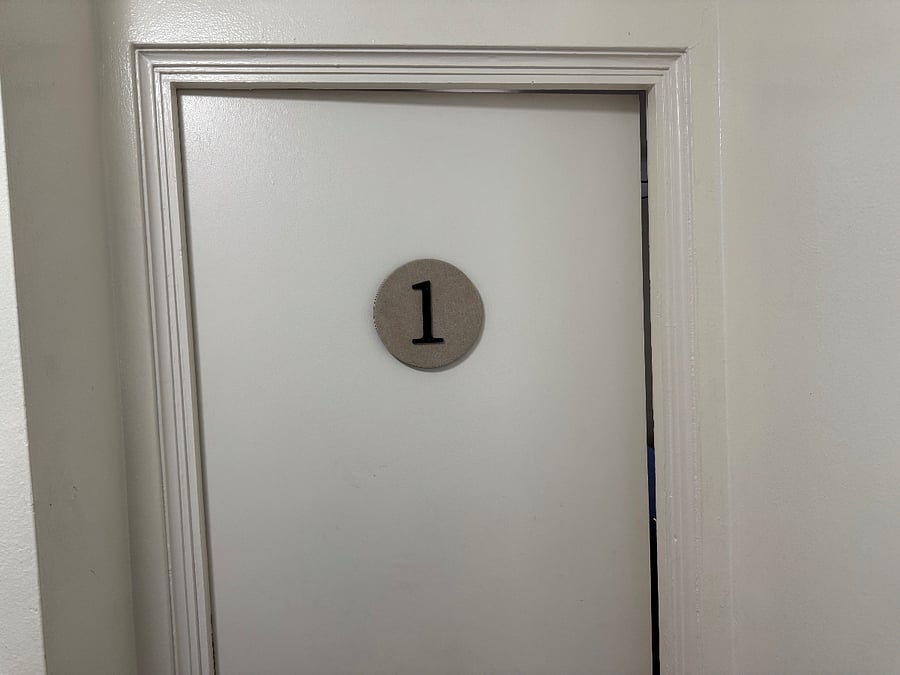 Primary Bedroom Behind this door.