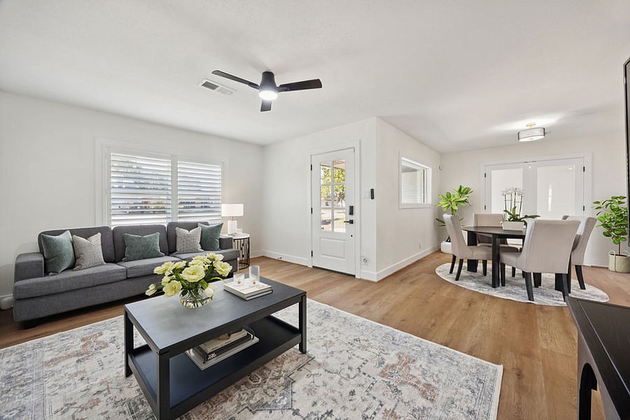 Living Room + Dining 