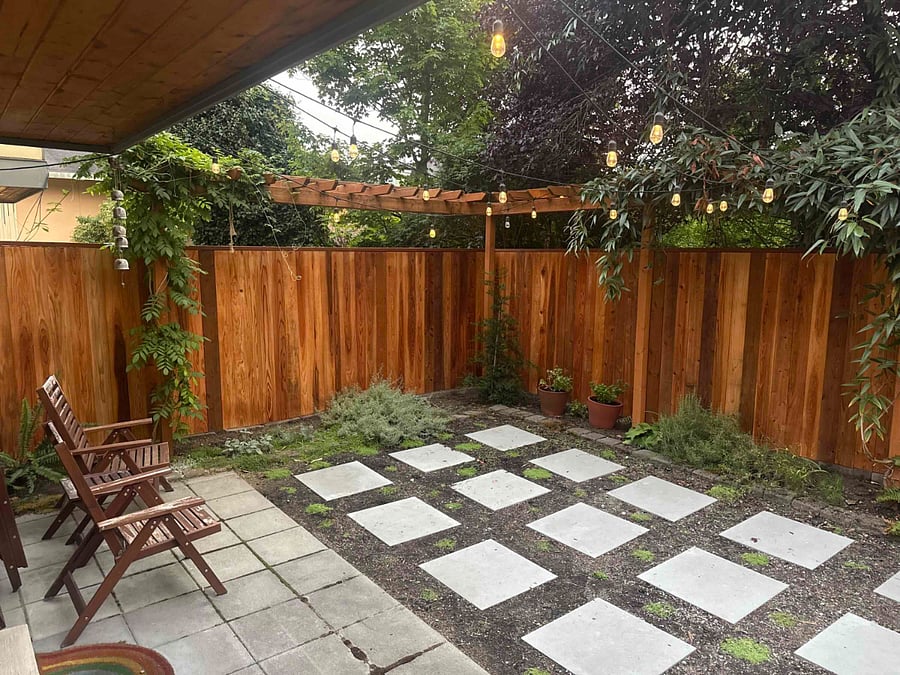 Small patio