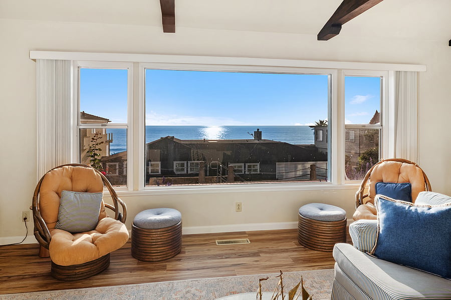 Ocean View from Living Room