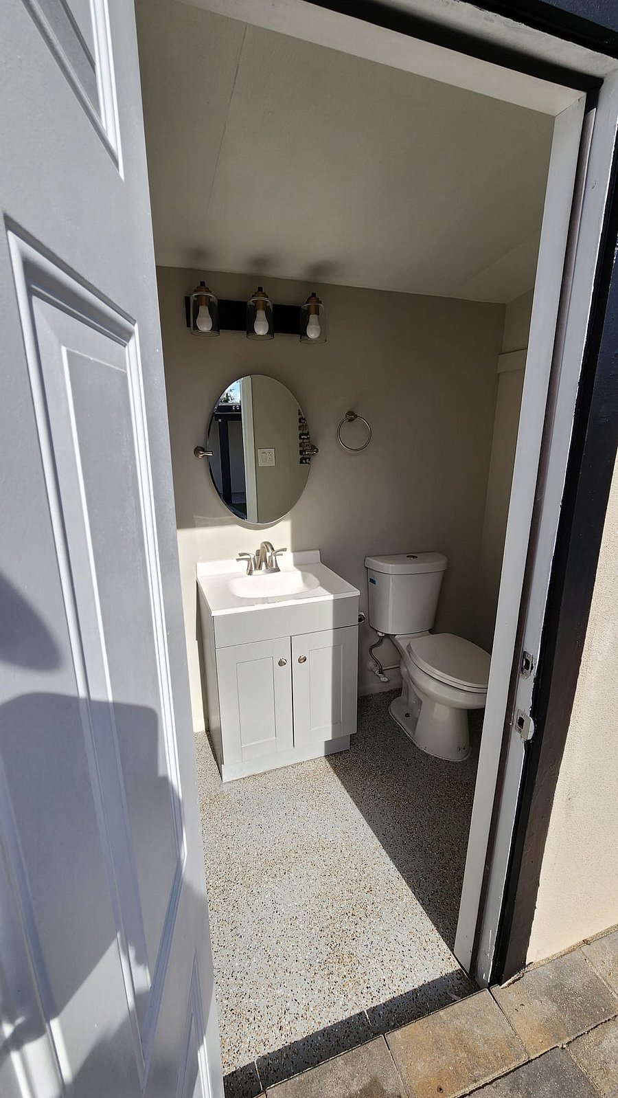 Outdoor bathroom