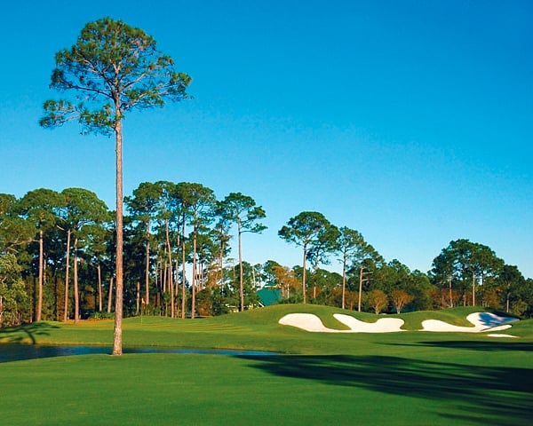 Four championship golf courses