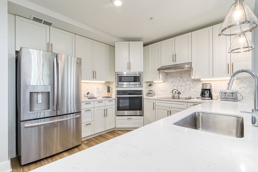 Shaker style cabinetry!