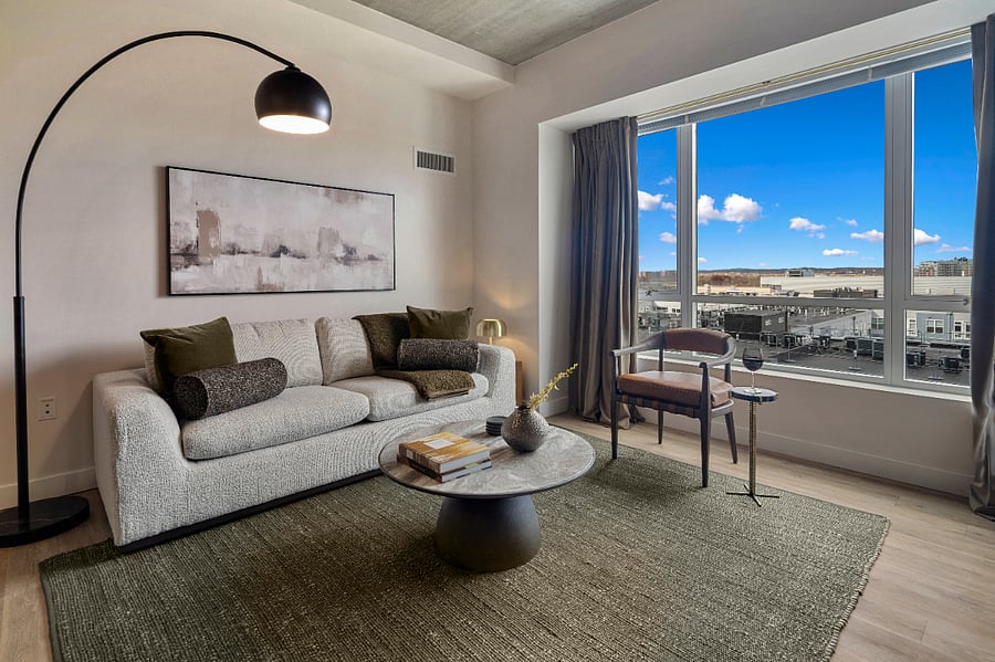 Where luxury feels natural and relaxation comes easy.
A living room designed to elevate every moment of your stay.