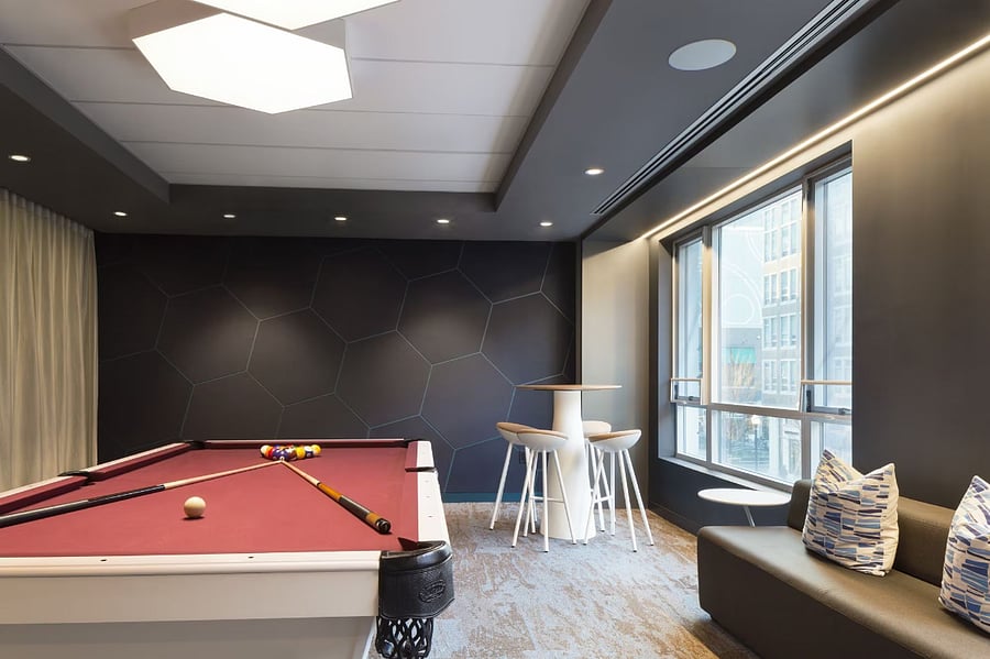 A sophisticated game space with warm, inviting ambiance.
Perfect for friendly competition or leisurely breaks.
