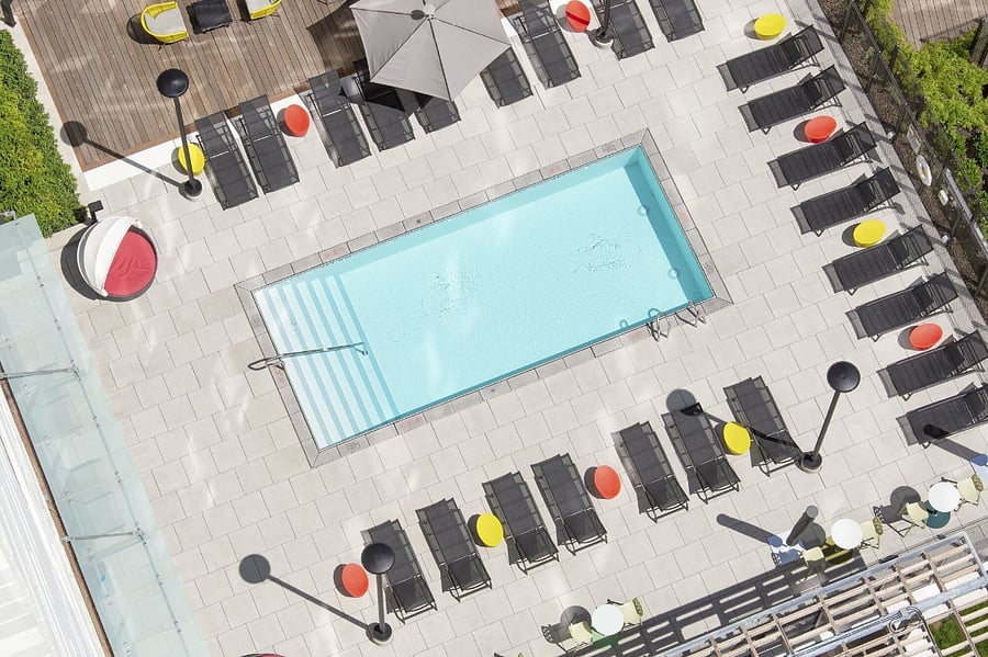 A serene swimming pool designed for pure relaxation. Unwind in a calm, inviting space surrounded by refined comfort.