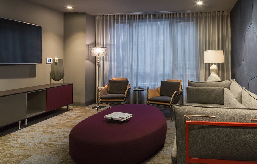 Where refined design meets inviting softness.
Relax fully in a lounge that feels both stylish and serene.