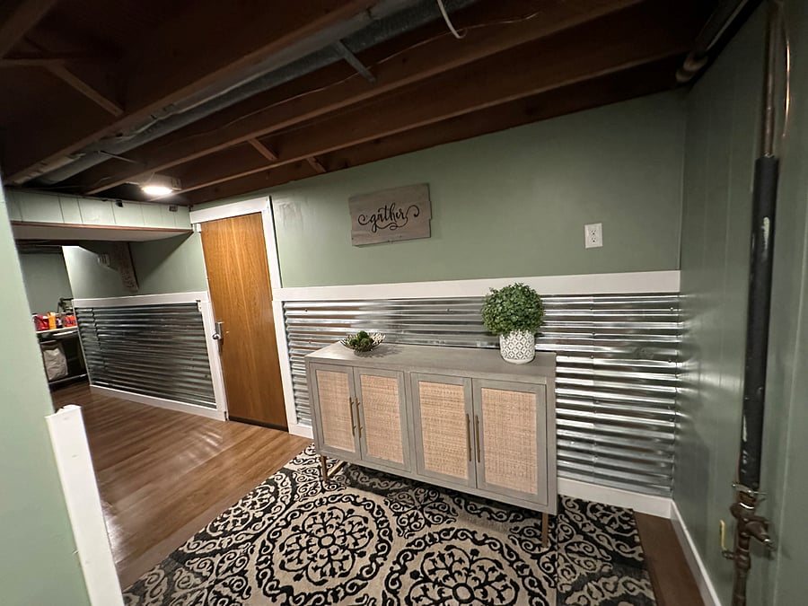 Downstairs Enterance and laundry area