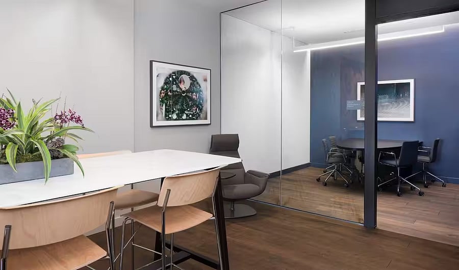 Concentrated work space area for your private work time while staying with us.