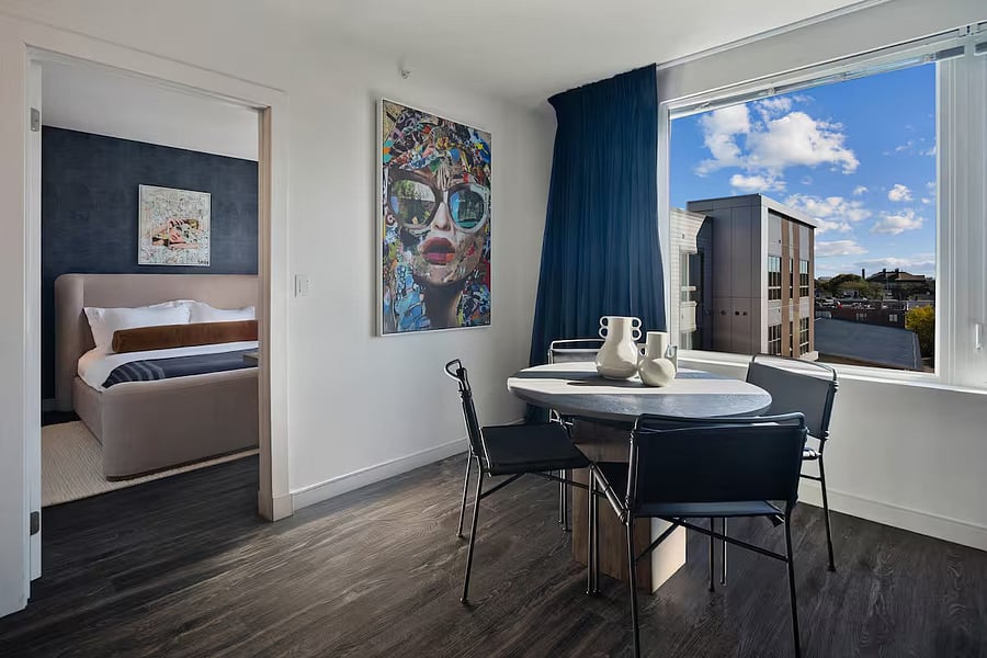 From shared meals to quiet mornings, this dining area elevates every moment.
It offers the perfect blend of comfort, style, and convenience.