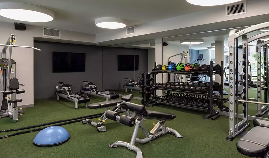 A refreshing environment crafted for mindful exercise.
Stay active and energized throughout your stay.