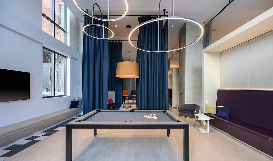Where refined design meets classic entertainment.
Unwind around a beautifully crafted billiard table.