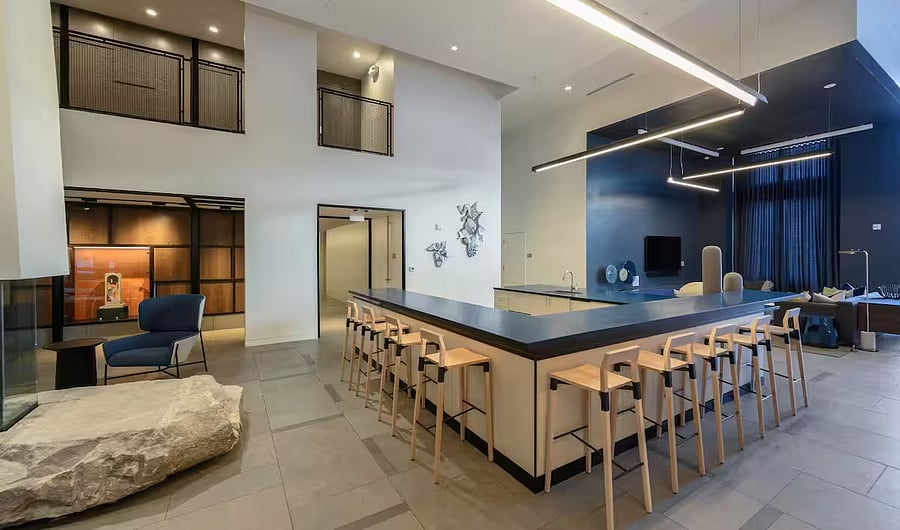 A warm and elegant communal dining space designed for shared moments.
Gather, connect, and enjoy meals in a beautifully curated setting.