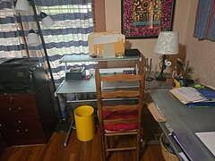 workspace in bedroom