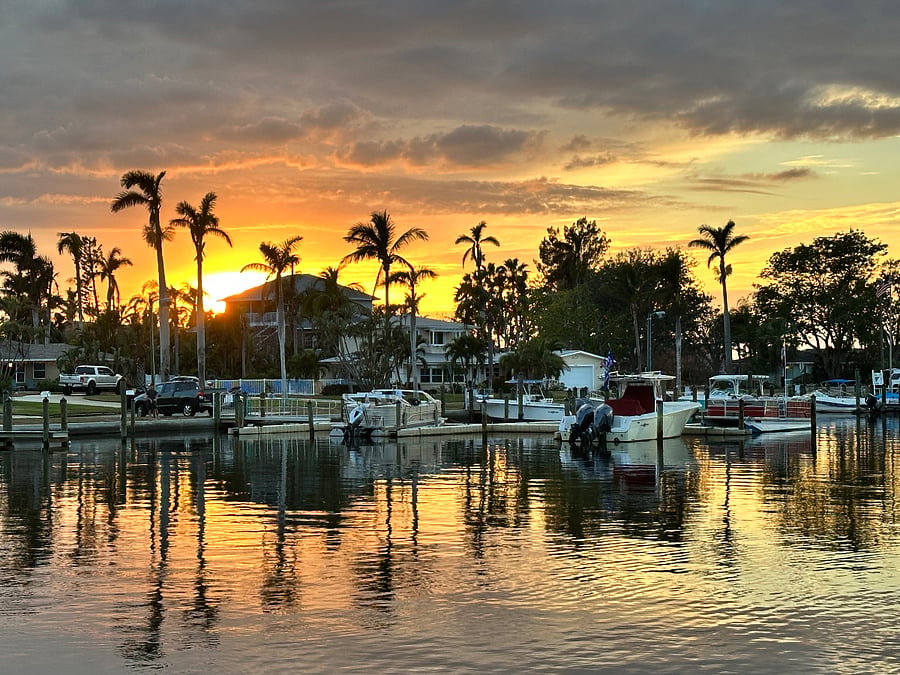 Sunset at Portosueno Park
