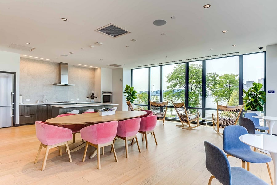 A beautifully designed dining space that encourages togetherness.
Relax, dine, and enjoy the ambiance of a refined communal room.
