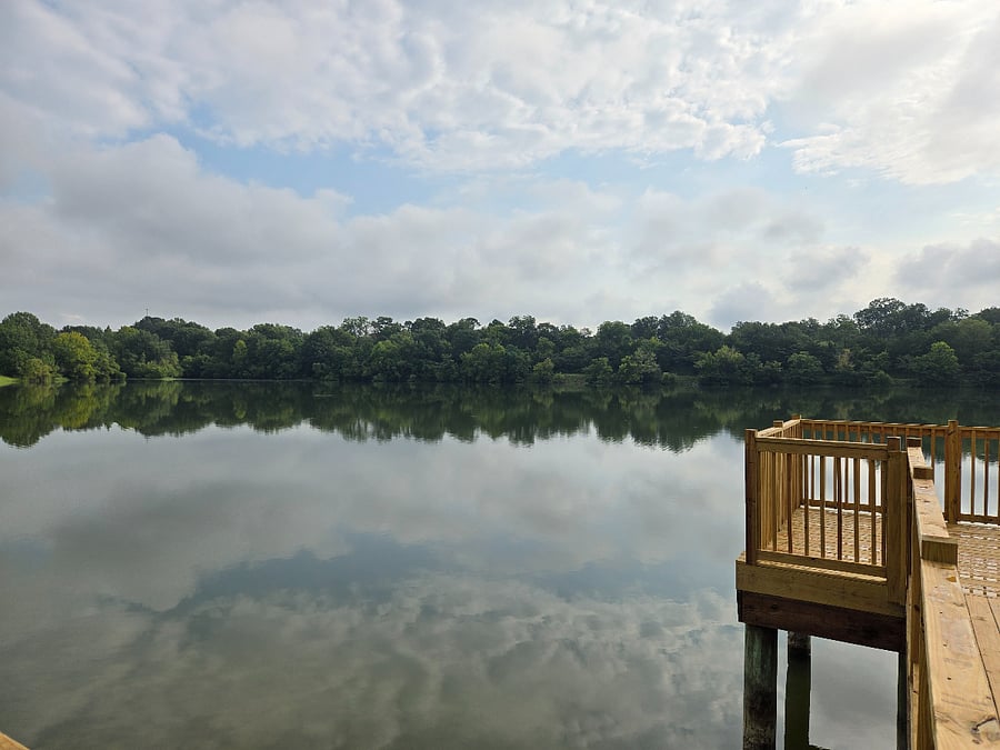 Pond and walking trail, walking distance