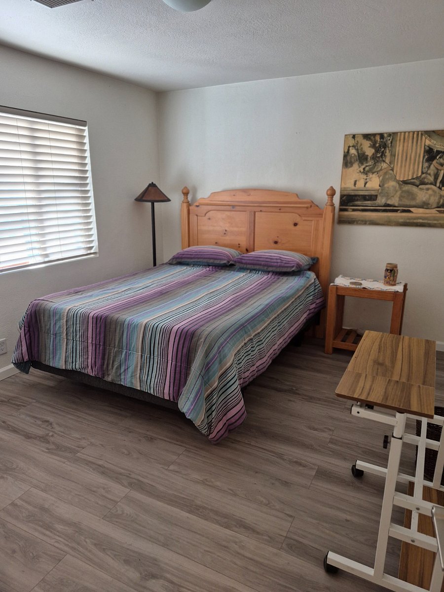 Bdrm #2 with Queen bed and desk work area