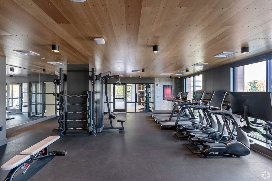 A sleek, well-equipped gym ready for every level of training.
Enjoy a space that supports both strength and balance.