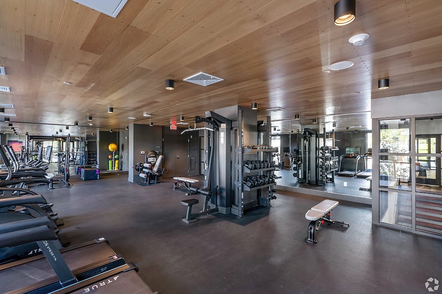 Thoughtfully designed for movement, motivation, and clarity.
Work out in comfort with everything you need at hand.