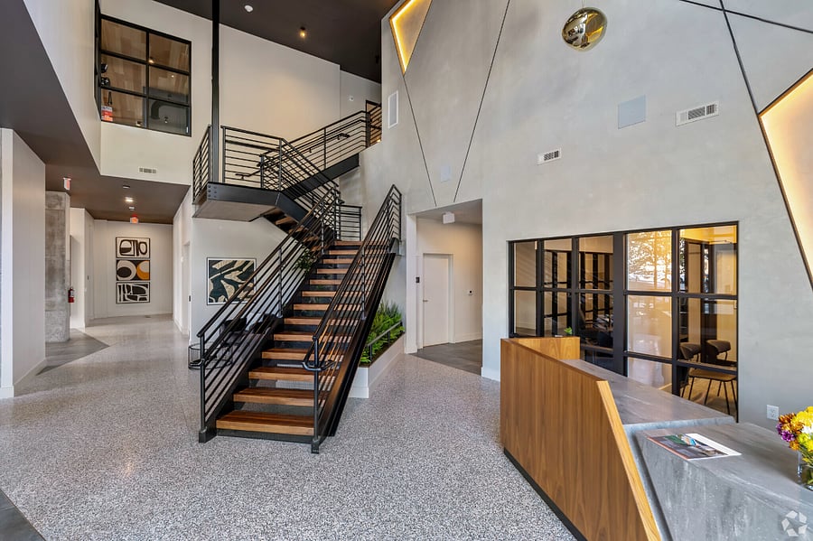 Access staircase for full building access. Designed to make your movements convenient.
