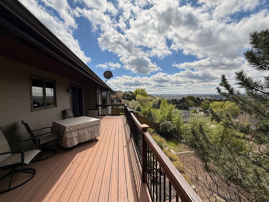 stunning views from your private balcony deck