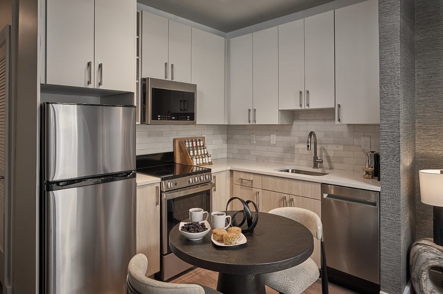 A beautifully designed dining island at the heart of a modern kitchen.
Gather, cook, and connect in a space crafted for effortless living.
