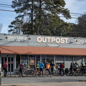 Outpost bike shop and grocery