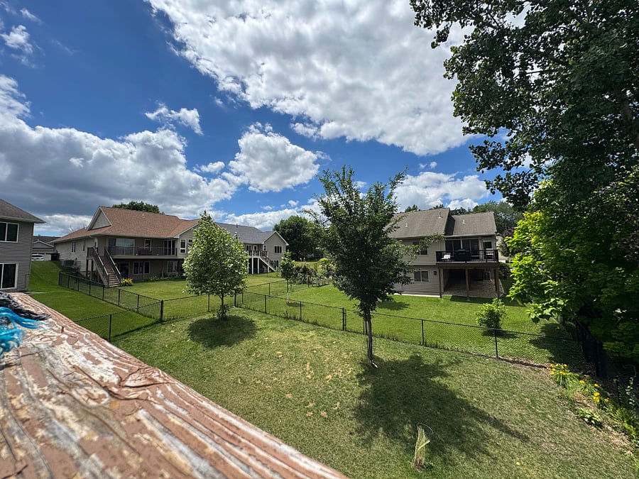 Backyard from deck