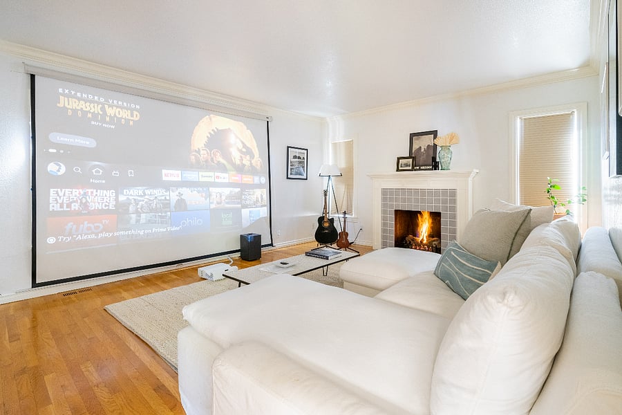 Living Room w/ Projector