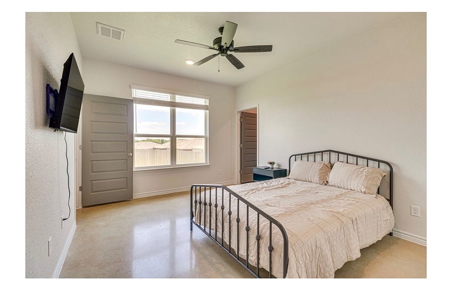 Master Bedroom with Smart TV