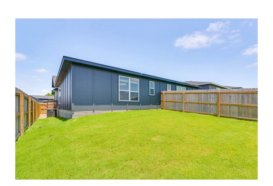 Backyard access through kitchen door