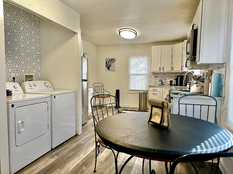 Dinning Table & washer/dryer 