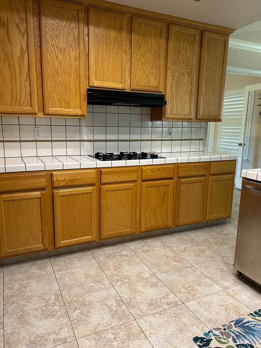 Shared kitchen with lots of counter space and natural light.
