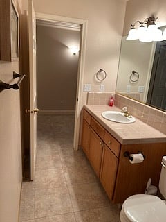 Shared bathroom.