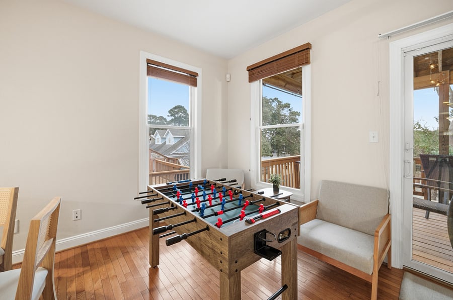 Game table and entertainment area