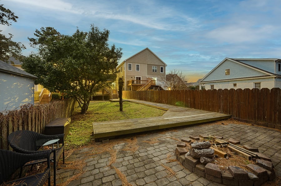 Walkway and exterior access area