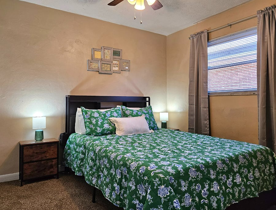 Sink into soft sheets and let the day melt away.