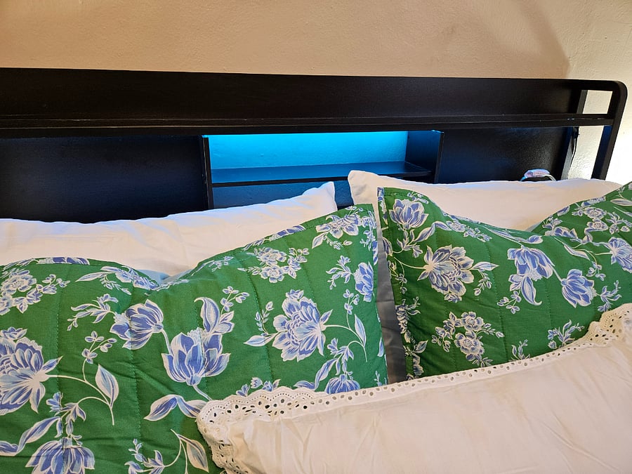 Fluffy pillows, clean linens, and all the calm you need.