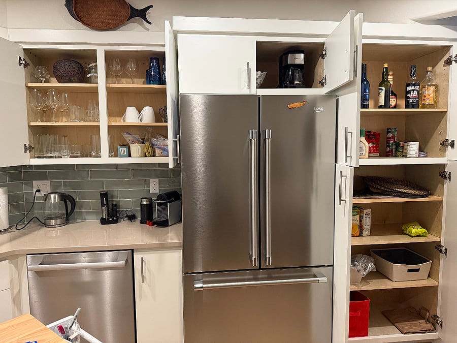 Kitchen cabinet space