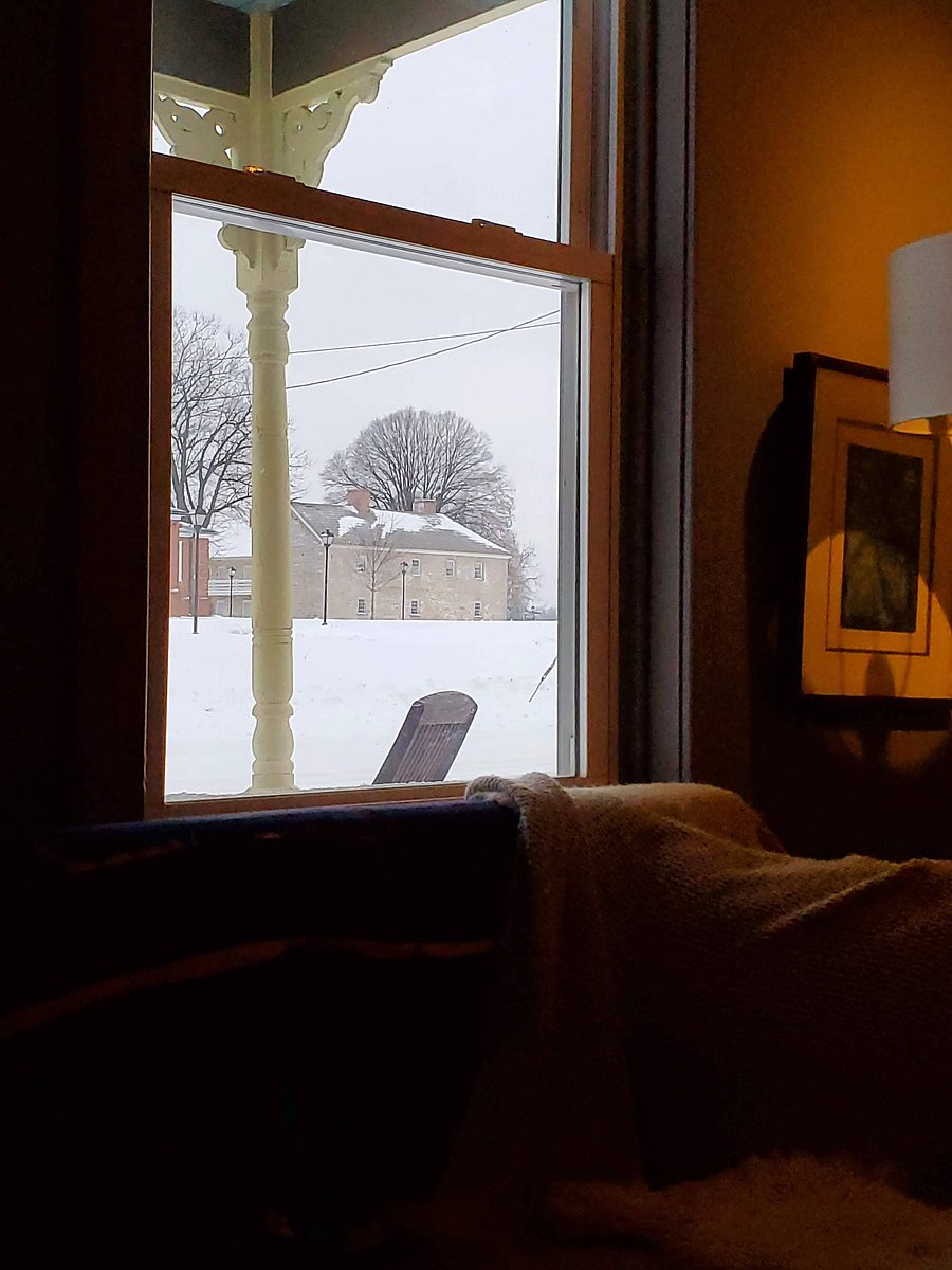 view of Revolutionary War Hessian Barracks from living room window