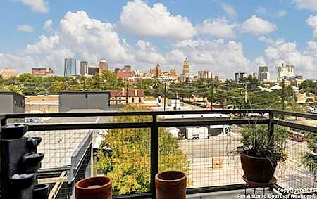 View from the rooftop common area