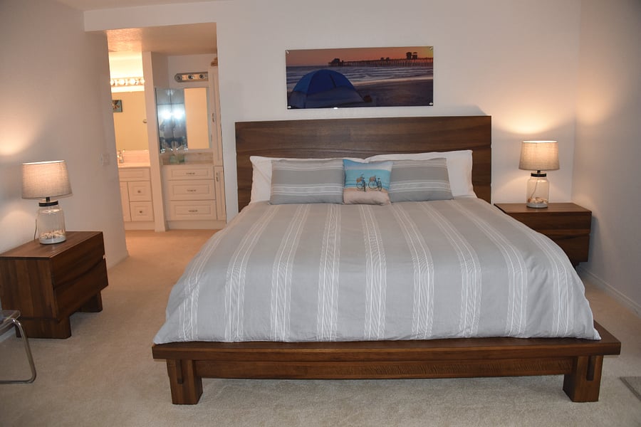 Master Bedroom with King size bed