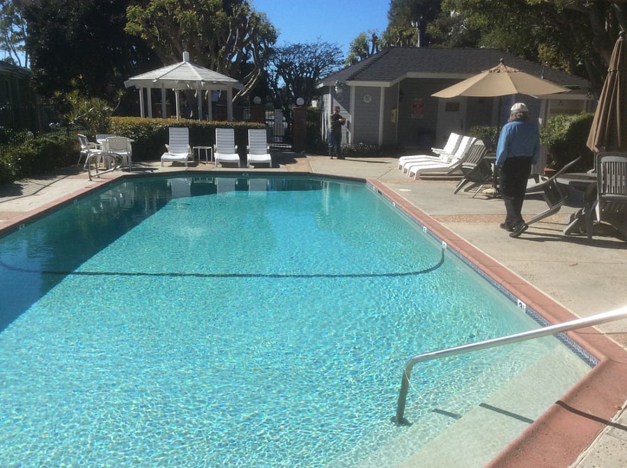 Condo pool and spa