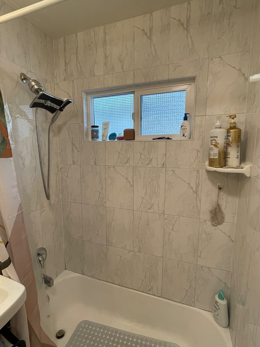 Shower and tub