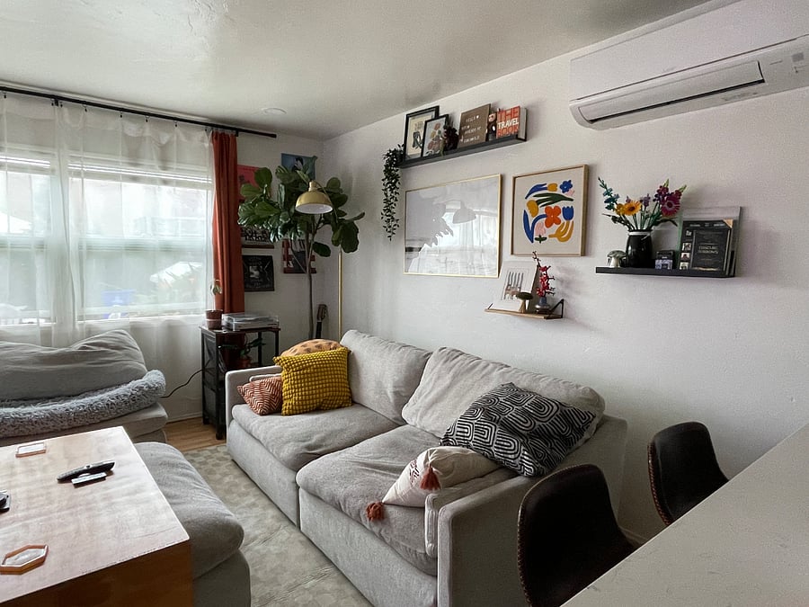 Living room seating area